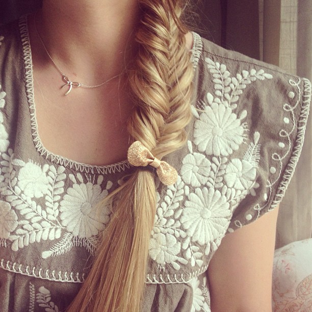 OOTD ROBE ZAR TRESSE EPI FISHTAIL BRAID